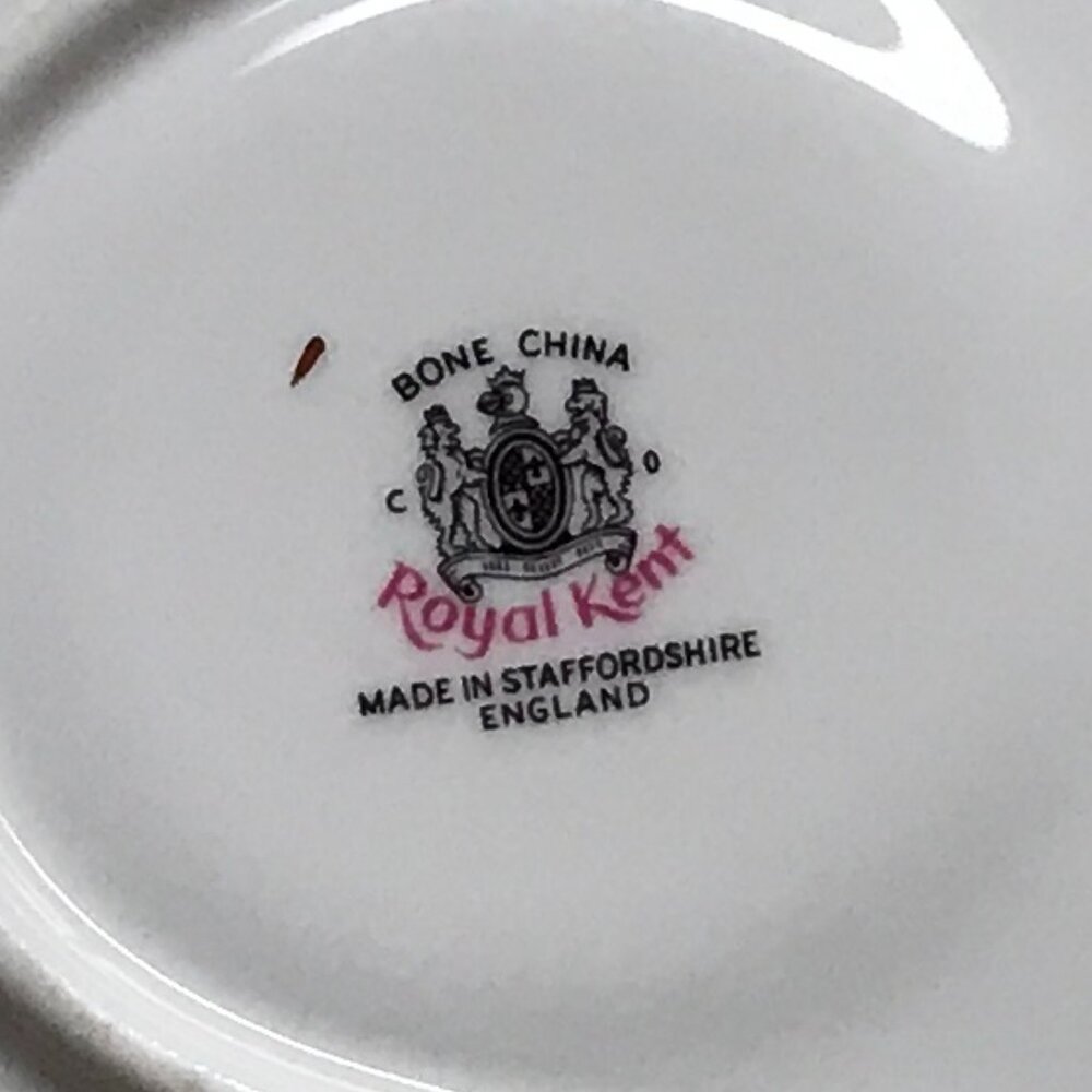 Royal Kent Fine Bone China Snack Plate – Staffordshire, England - Picture 3 of 7